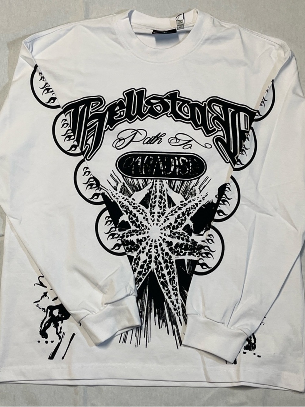 Hellstar white long sleeve shirt #hellstar #goth #alternative